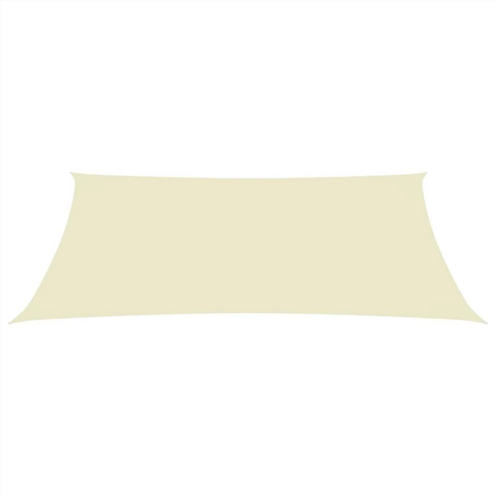 Sunshade Sail Oxford Fabric Rectangular 3x5 M Cream - Image 3