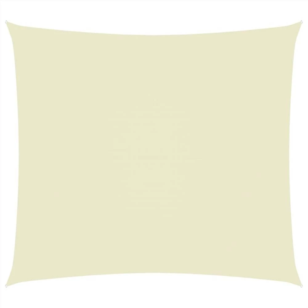 Sunshade Sail Oxford Fabric Rectangular 5x6 M Cream