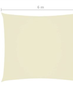 Sunshade Sail Oxford Fabric Rectangular 5x6 M Cream -Room Sunshade Sail Oxford Fabric Rectangular 5x6 m Cream 468126 5