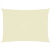 Sunshade Sail Oxford Fabric Rectangular 5x7 M Cream -Room Sunshade Sail Oxford Fabric Rectangular 5x7 m Cream 468141 0