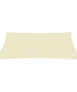 Sunshade Sail Oxford Fabric Rectangular 5x7 M Cream 4 Sunshade Sail Oxford Fabric Rectangular 5x7 M Cream -Room Sunshade Sail Oxford Fabric Rectangular 5x7 m Cream 468141 2