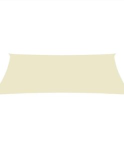 Sunshade Sail Oxford Fabric Rectangular 5x8 M Cream -Room Sunshade Sail Oxford Fabric Rectangular 5x8 m Cream 464662 2