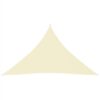 Sunshade Sail Oxford Fabric Triangular 2.5x2.5x3.5 M Cream -Room Sunshade Sail Oxford Fabric Triangular 2 5x2 5x3 5 m Cream 465763 0