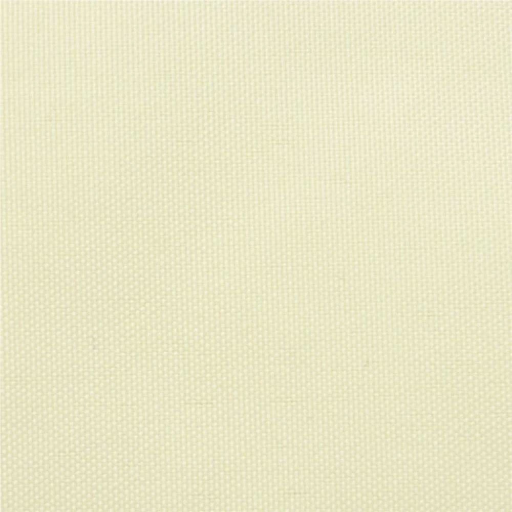 Sunshade Sail Oxford Fabric Triangular 2.5x2.5x3.5 M Cream - Image 2