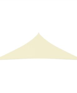 Sunshade Sail Oxford Fabric Triangular 2.5x2.5x3.5 M Cream 4 Sunshade Sail Oxford Fabric Triangular 2.5x2.5x3.5 M Cream -Room Sunshade Sail Oxford Fabric Triangular 2 5x2 5x3 5 m Cream 465763 2