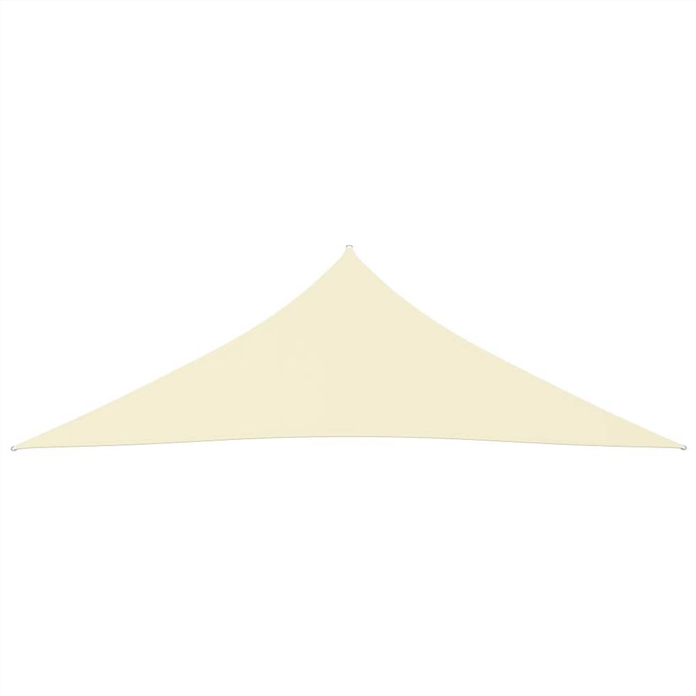 Sunshade Sail Oxford Fabric Triangular 2.5x2.5x3.5 m Cream Sunshade Sail Oxford Fabric Triangular 2.5x2.5x3.5 M Cream -Room Sunshade Sail Oxford Fabric Triangular 2 5x2 5x3 5 m Cream 465763 2