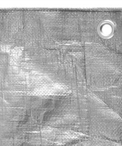 Tarpaulin 180 G/m² 4x6 M Grey HDPE 4 Tarpaulin 180 G/m² 4x6 M Grey HDPE -Room Tarpaulin 180 g m 4x6 m Grey HDPE 517605 2