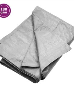 Tarpaulin 180 G/m² 8x10 M Grey HDPE