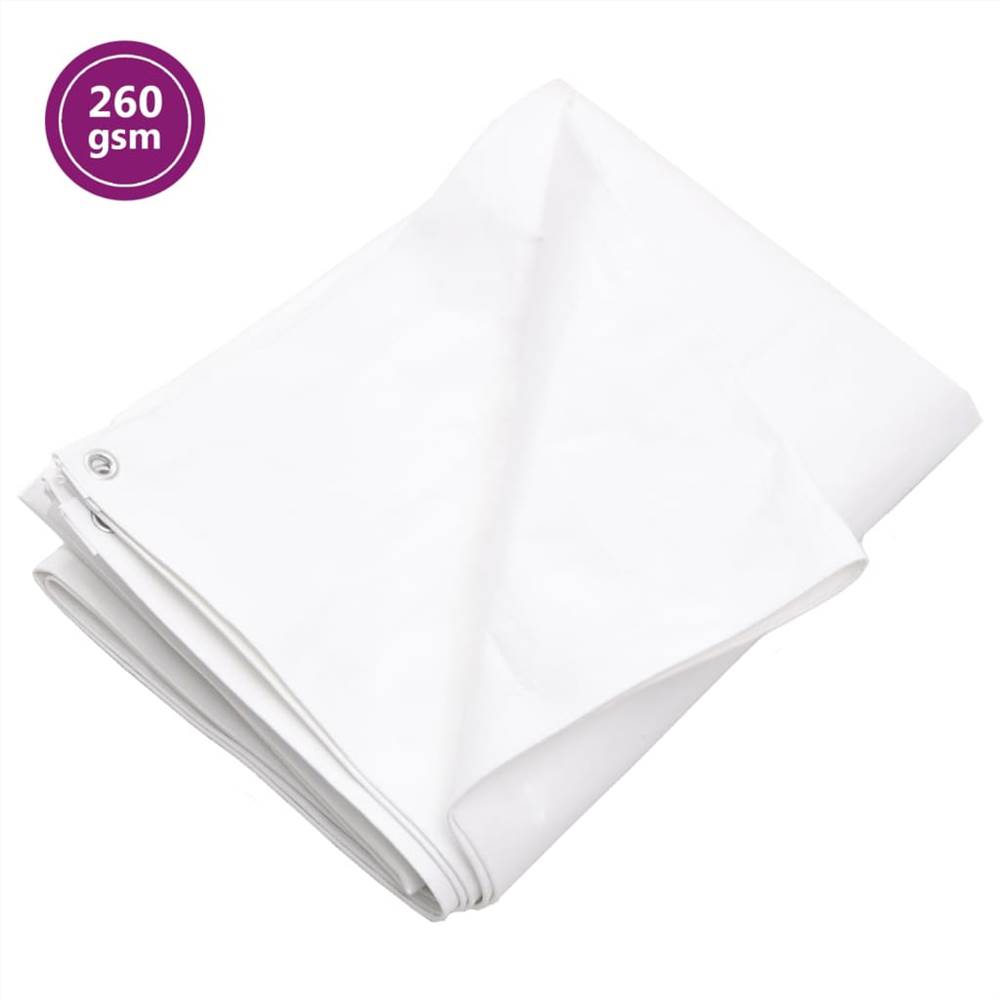 Tarpaulin 260 g/m² 8x8 m White HDPE Tarpaulin 260 G/m² 8x8 M White HDPE -Room Tarpaulin 260 g m 8x8 m White HDPE 517569 0