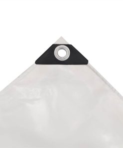 Tarpaulin 650 G/m² 3.5x5 M White -Room Tarpaulin 650 g m 3 5x5 m White 450285 2