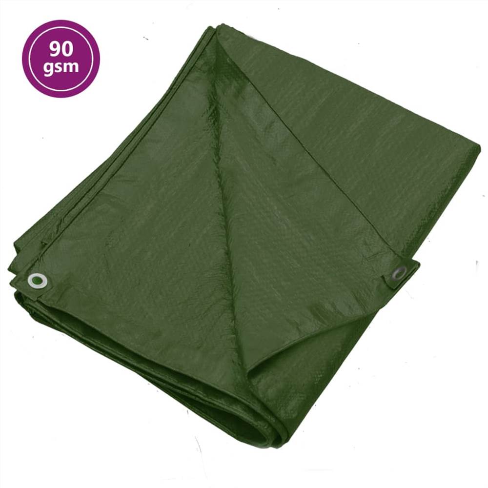 Tarpaulin 90 g/m² 3x4 m Green HDPE Tarpaulin 90 G/m² 3x4 M Green HDPE -Room Tarpaulin 90 g m 3x4 m Green HDPE 517611 0