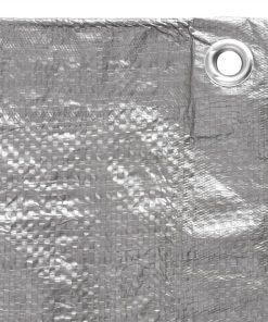 Tarpaulin 90 G/m² 4x8 M Grey HDPE -Room Tarpaulin 90 g m 4x8 m Grey HDPE 517547 2