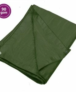Tarpaulin 90 G/m² 6x12 M Green HDPE