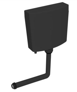 Toilet Cistern 3/6 L Black