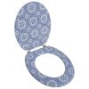Toilet Seat With MDF Lid Porcelain Design 1 Toilet Seat With MDF Lid Porcelain Design -Room Toilet Seat with MDF Lid Porcelain Design 454342 0