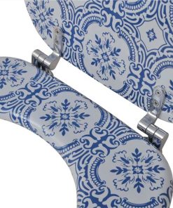 Toilet Seat With MDF Lid Porcelain Design 7 Toilet Seat With MDF Lid Porcelain Design -Room Toilet Seat with MDF Lid Porcelain Design 454342 5