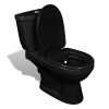 Toilet With Cistern Black -Room Toilet With Cistern Black 455151 0