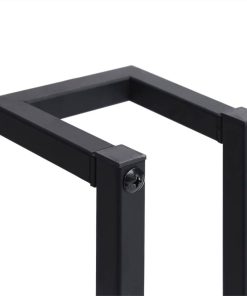 Towel Rack Black 12.5x12.5x60 Cm Iron -Room Towel Rack Black 12 5x12 5x60 cm Iron 470935 5