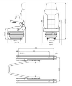 Tractor Seat With Suspension -Room Tractor Seat with Suspension 449194 7