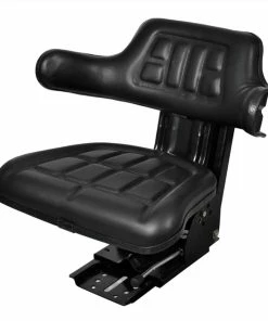 Tractor Seat With Suspension Black