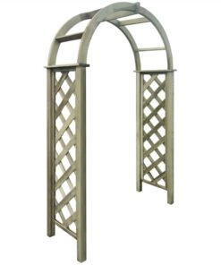 Trellis Arch Green Impregnated Pinewood