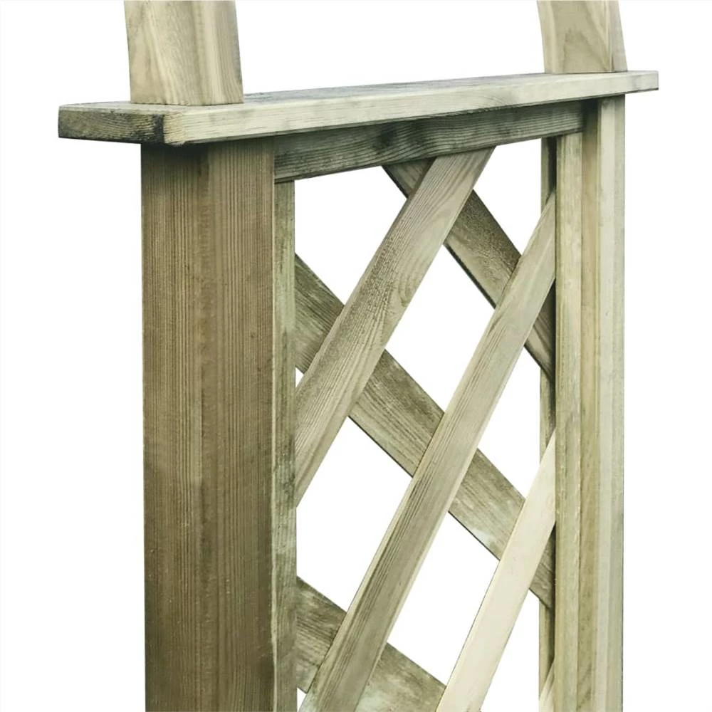 Trellis Arch Green Impregnated Pinewood - Image 3