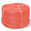 Twisted Rope Polypropylene 6 Mm 200 M Orange 1 Twisted Rope Polypropylene 6 Mm 200 M Orange -Room Twisted Rope Polypropylene 6 mm 200 m Orange 445241 0