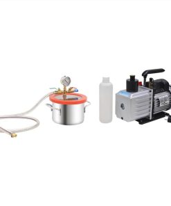 Vacuum Chamber With 2-stage Pump 3.7 L