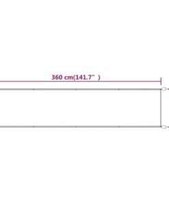 Vertical Awning Taupe 60x360 Cm Oxford Fabric -Room Vertical Awning Taupe 60x360 cm Oxford Fabric 510955 4