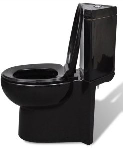 WC Ceramic Toilet Bathroom Corner Toilet Black -Room WC Ceramic Toilet Bathroom Corner Toilet Black 449882 3