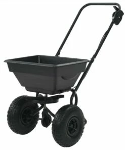 Walk Behind Salt Spreader PVC And Steel 92x46x70 Cm 15 L