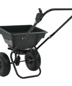 Walk Behind Salt Spreader PVC And Steel 92x46x70 Cm 15 L -Room Walk Behind Salt Spreader PVC and Steel 92x46x70 cm 15 L 440376 3