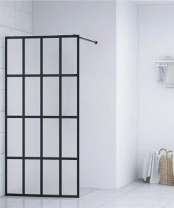 Walk-in Shower Screen Tempered Glass 80x195 Cm