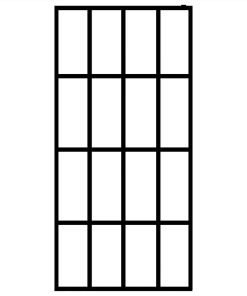 Walk-in Shower Screen Tempered Glass 80x195 Cm -Room Walk in Shower Screen Tempered Glass 80x195 cm 446360 2