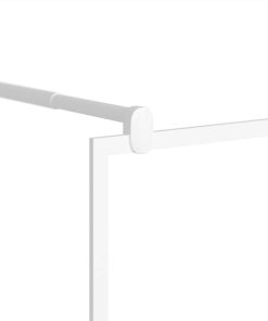 Walk-in Shower Wall 100x195 Cm ESG Glass White 7 Walk-in Shower Wall 100x195 Cm ESG Glass White -Room Walk in Shower Wall 100x195 cm ESG Glass White 513349 5