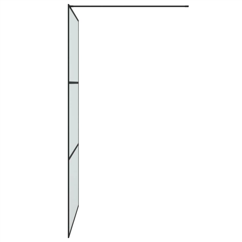 Walk-in Shower Wall Black 115x195 cm Frosted ESG Glass Walk-in Shower Wall Black 115x195 Cm Frosted ESG Glass -Room Walk in Shower Wall Black 115x195 cm Frosted ESG Glass 517698 3