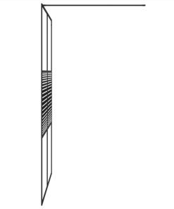 Walk-in Shower Wall Black 140x195 Cm Clear ESG Glass 5 Walk-in Shower Wall Black 140x195 Cm Clear ESG Glass -Room Walk in Shower Wall Black 140x195 cm Clear ESG Glass 517721 3