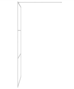 Walk-in Shower Wall Silver 100x195 Cm Clear ESG Glass -Room Walk in Shower Wall Silver 100x195 cm Clear ESG Glass 517695 3