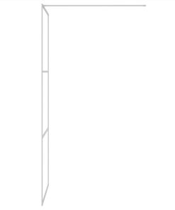 Walk-in Shower Wall Silver 80x195 Cm Clear ESG Glass 5 Walk-in Shower Wall Silver 80x195 Cm Clear ESG Glass -Room Walk in Shower Wall Silver 80x195 cm Clear ESG Glass 517696 3