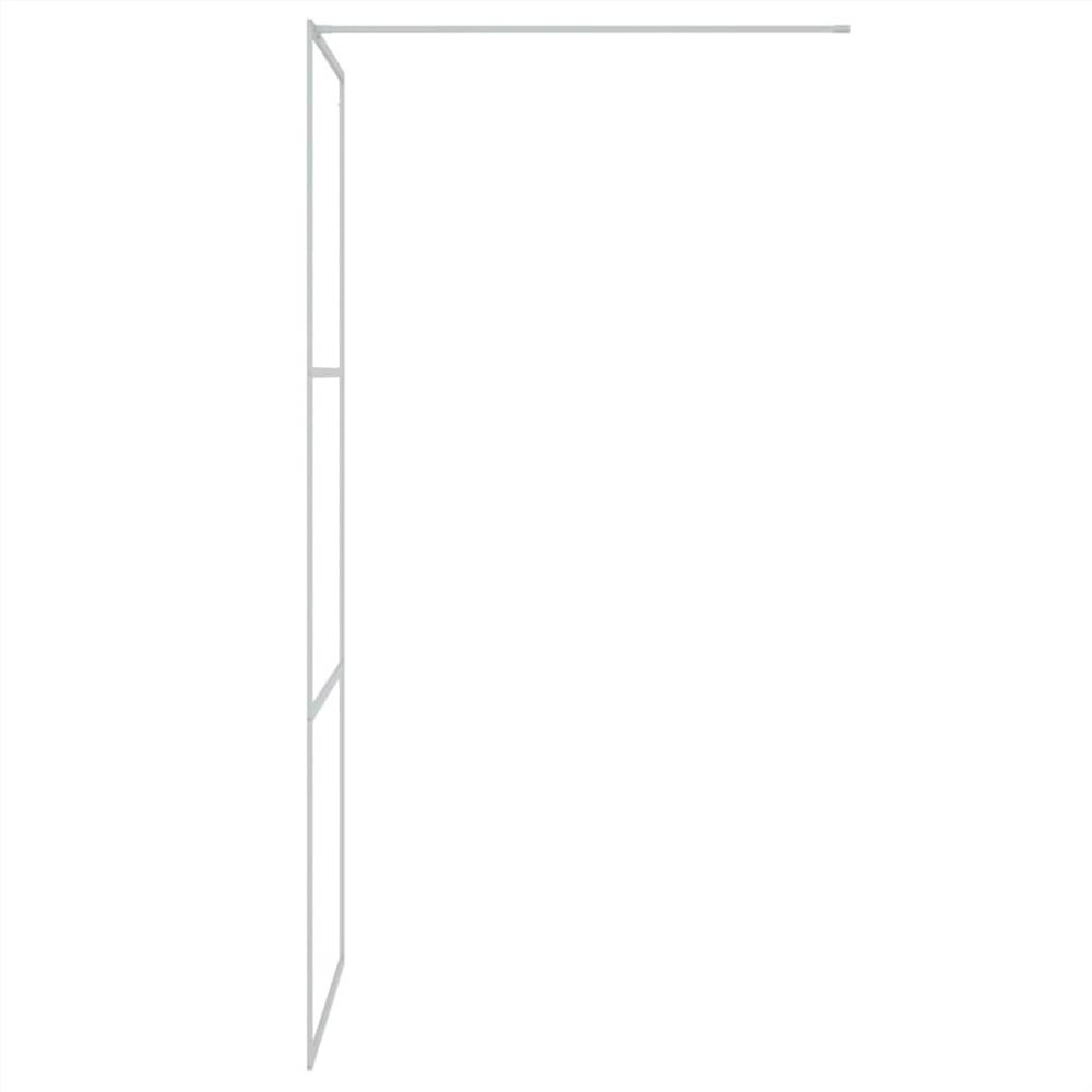 Walk-in Shower Wall Silver 80x195 cm Clear ESG Glass Walk-in Shower Wall Silver 80x195 Cm Clear ESG Glass -Room Walk in Shower Wall Silver 80x195 cm Clear ESG Glass 517696 3
