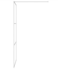 Walk-in Shower Wall Silver 90x195 Cm Clear ESG Glass 5 Walk-in Shower Wall Silver 90x195 Cm Clear ESG Glass -Room Walk in Shower Wall Silver 90x195 cm Clear ESG Glass 517688 3