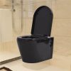 Wall Hung Toilet Ceramic Black -Room Wall Hung Toilet Ceramic Black 437498 0