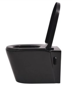 Wall Hung Toilet Ceramic Black -Room Wall Hung Toilet Ceramic Black 437498 3
