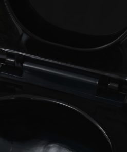 Wall-Hung Toilet With Concealed Cistern Ceramic Black 4 Wall-Hung Toilet With Concealed Cistern Ceramic Black -Room Wall Hung Toilet with Concealed Cistern Ceramic Black 427928 2