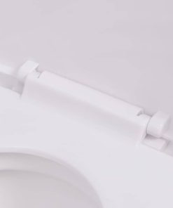 Wall Hung Toilet With Concealed Cistern Ceramic White 4 Wall Hung Toilet With Concealed Cistern Ceramic White -Room Wall Hung Toilet with Concealed Cistern Ceramic White 427941 2