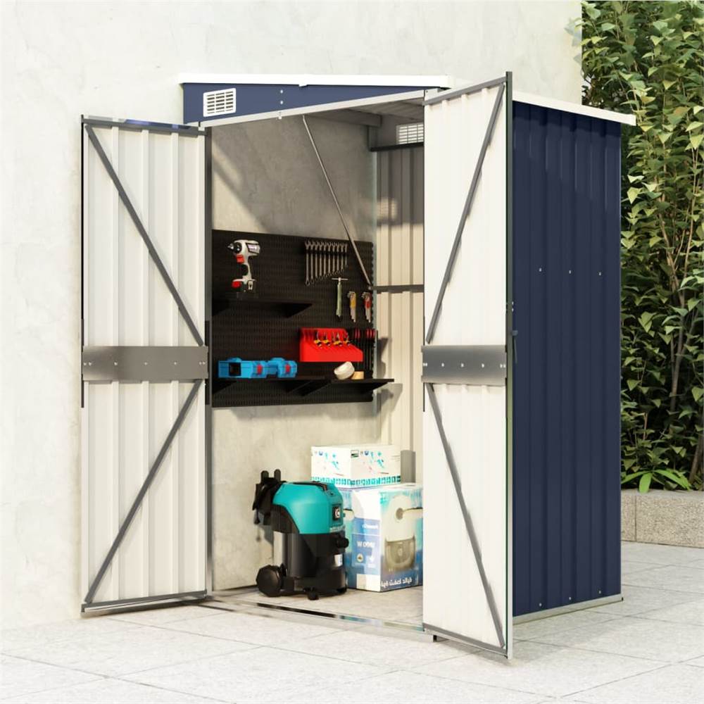 Wall-mounted Garden Shed Anthracite 118x100x178 cm Steel Wall-mounted Garden Shed Anthracite 118x100x178 Cm Steel -Room Wall mounted Garden Shed Anthracite 118x100x178 cm Steel 516029 0