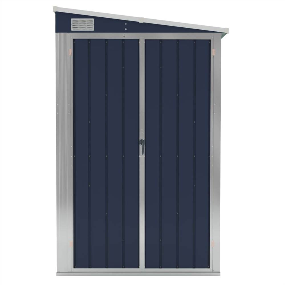 Wall-mounted Garden Shed Anthracite 118x100x178 cm Steel Wall-mounted Garden Shed Anthracite 118x100x178 Cm Steel -Room Wall mounted Garden Shed Anthracite 118x100x178 cm Steel 516029 2