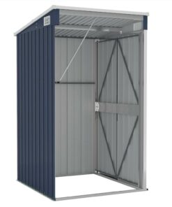 Wall-mounted Garden Shed Anthracite 118x100x178 Cm Steel 7 Wall-mounted Garden Shed Anthracite 118x100x178 Cm Steel -Room Wall mounted Garden Shed Anthracite 118x100x178 cm Steel 516029 5