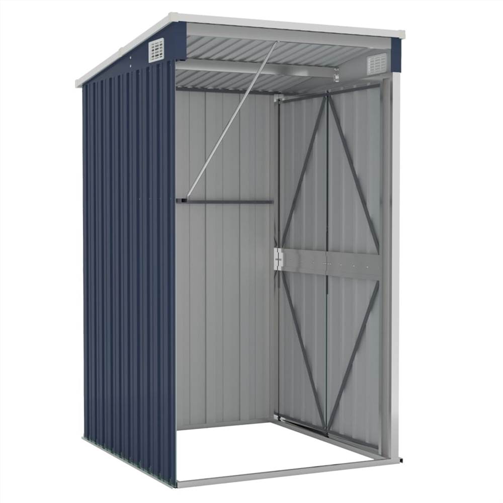 Wall-mounted Garden Shed Anthracite 118x100x178 cm Steel Wall-mounted Garden Shed Anthracite 118x100x178 Cm Steel -Room Wall mounted Garden Shed Anthracite 118x100x178 cm Steel 516029 5