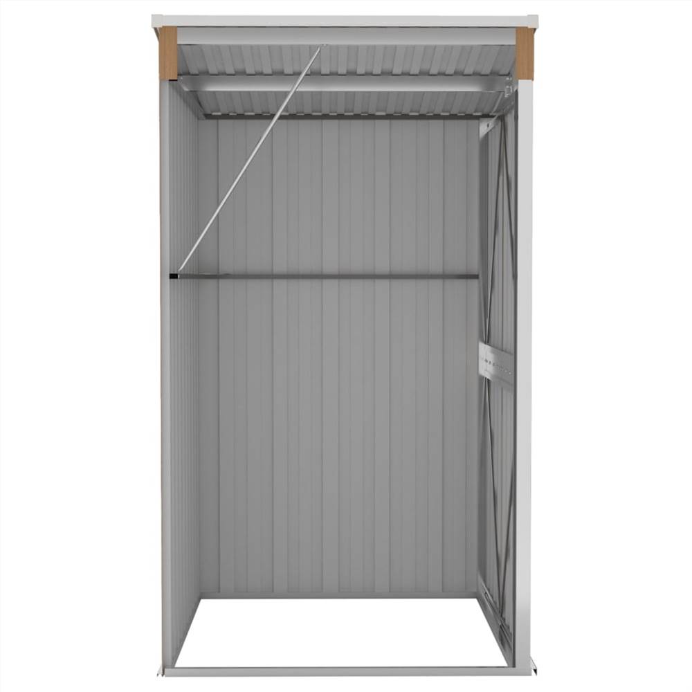 Wall-mounted Garden Shed Brown 118x100x178 cm Galvanised Steel Wall-mounted Garden Shed Brown 118x100x178 Cm Galvanised Steel -Room Wall mounted Garden Shed Brown 118x100x178 cm Galvanised Steel 516033 4